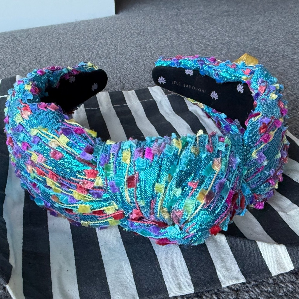 Lele Sadoughi Colorful Textured Headband